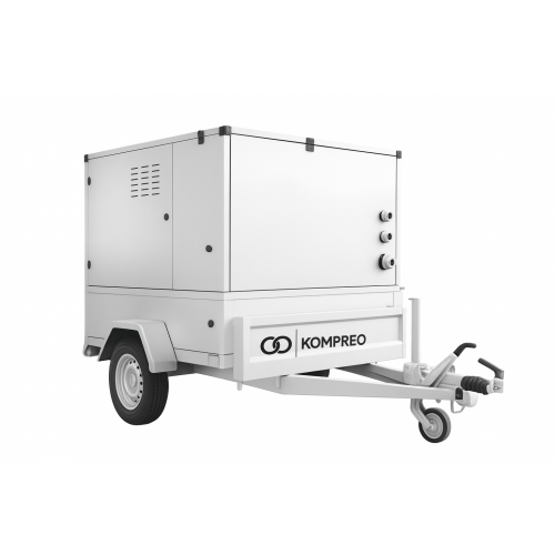 Heizzentrale mobile Heizstation im Anhänger 100KW 