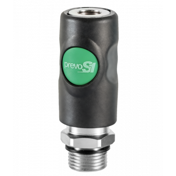 Prevost Sicherheits - Druckluftkupplung mit zylindrischem Außengewinde 1/2"