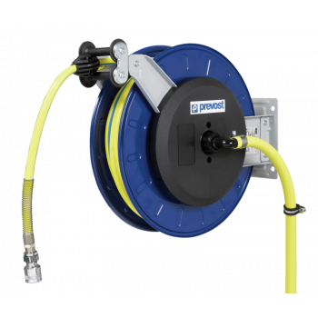 Prevost Stahl - Schlauchaufroller Serie DVO / PVC-Schlauch - Wasser - Niederdruck Industriequalität