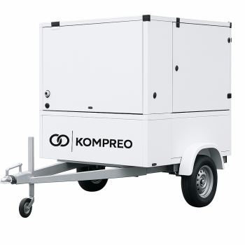 Heizzentrale mobile Heizstation im Anhänger 70KW